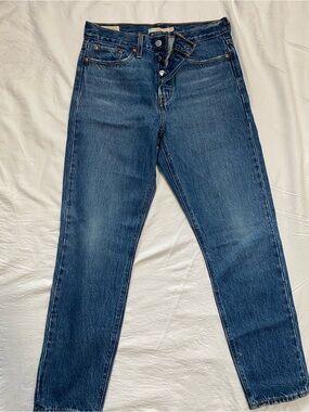 Classic Straight-Leg Blue Jeans